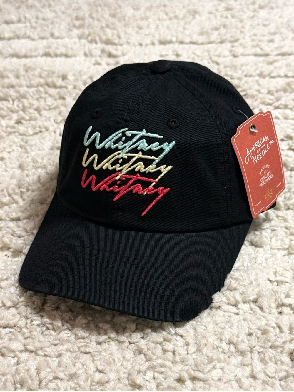 New American Needle Whitney Houston Ballpark Adjustable Hat